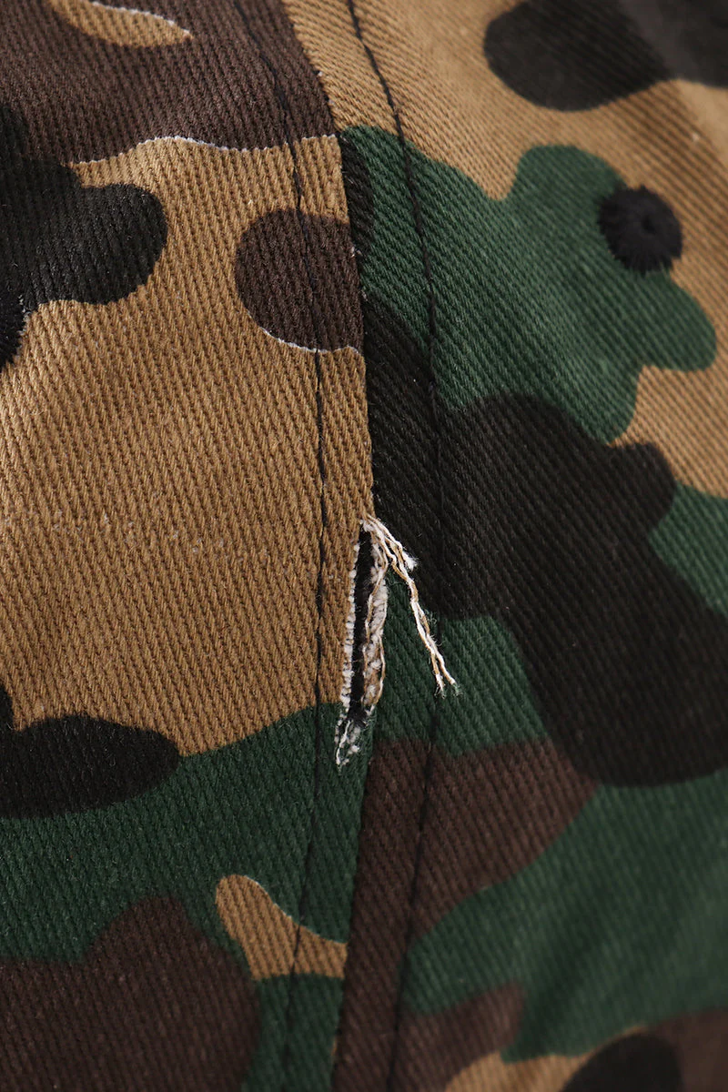 Camouflage flag vintage baseball cap mom & me - Image 3