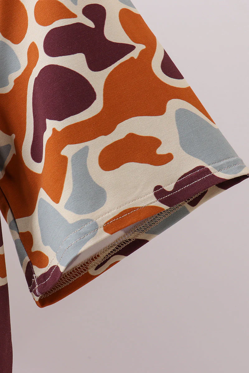 Camouflage print bamboo gown - Image 3