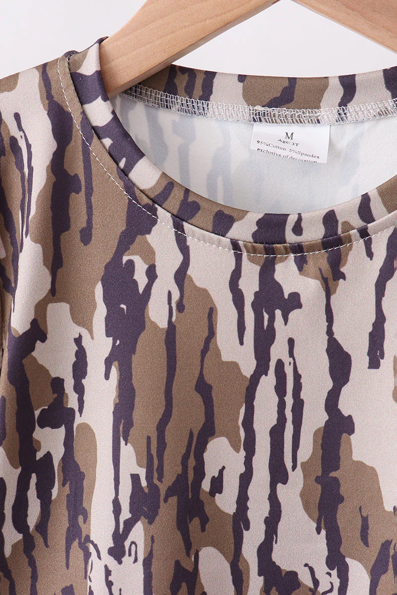 Camouflage scalloped mom&me shorts set - Image 4