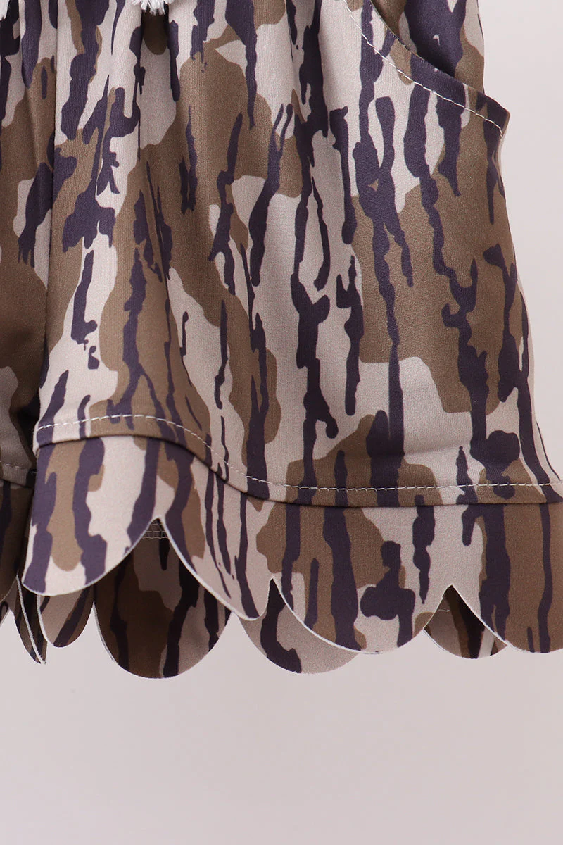 Camouflage scalloped mom&me shorts set - Image 6