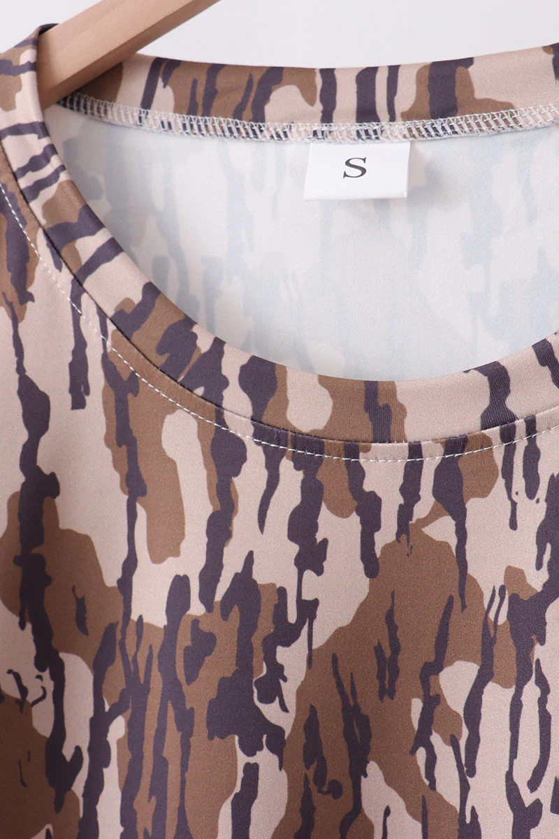 Camouflage scalloped mom&me shorts set - Image 9