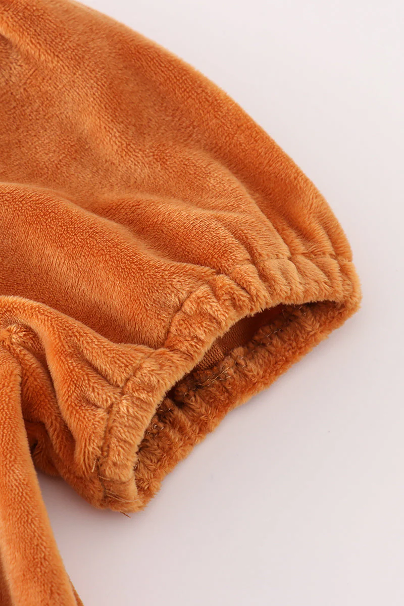 Caramel velvet mom&me dress - Image 3