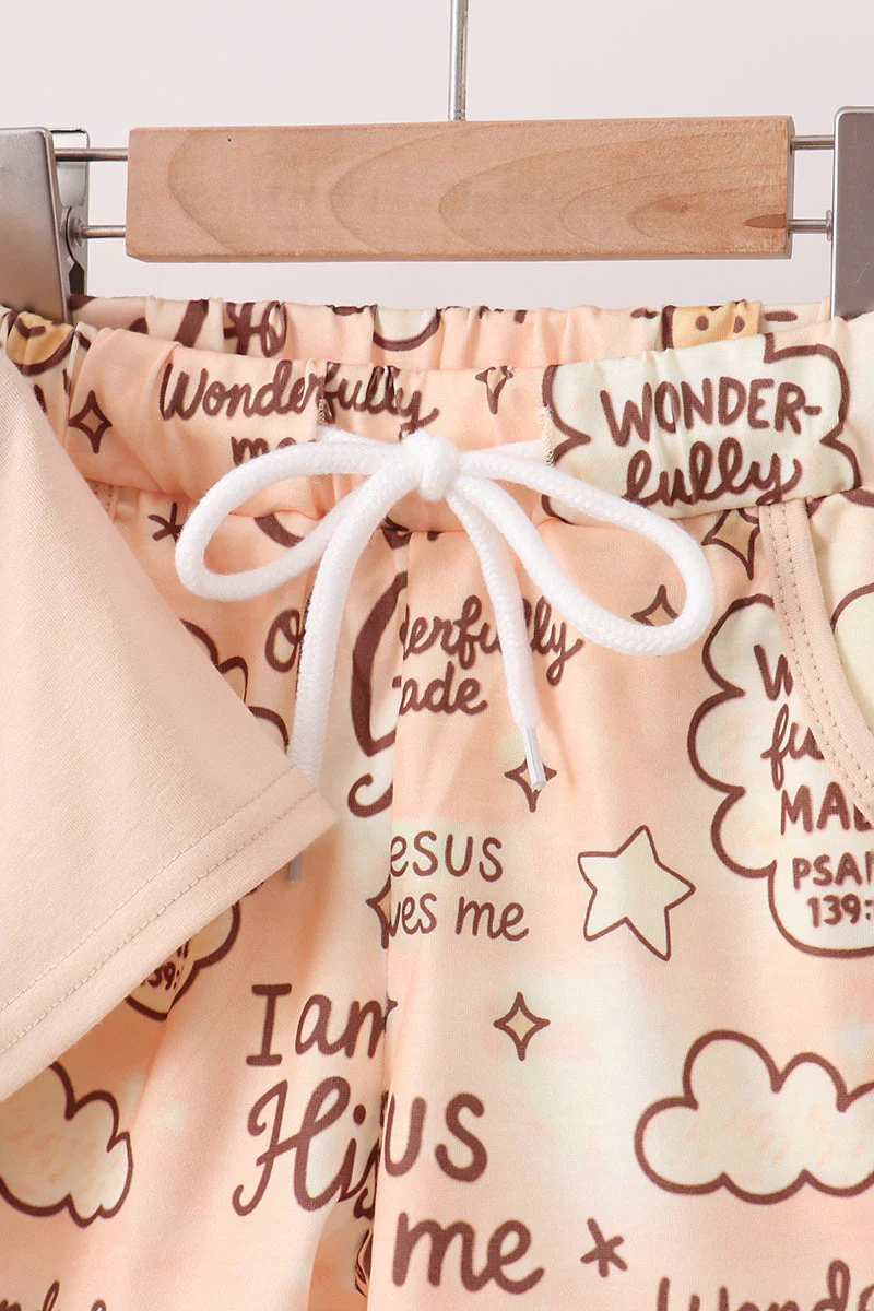 Child of God Embroidered Shorts Set - Image 3