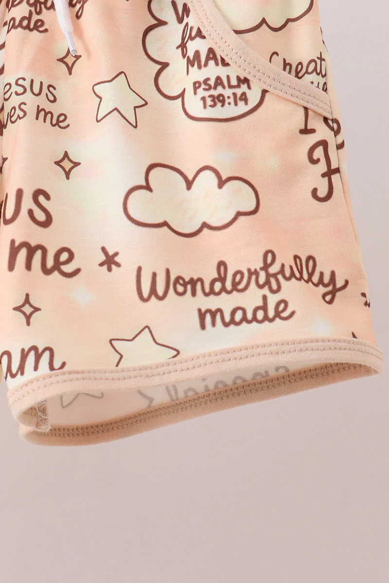 Child of God Embroidered Shorts Set - Image 4
