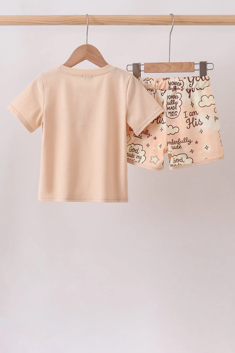 Child of God Embroidered Shorts Set - Image 5