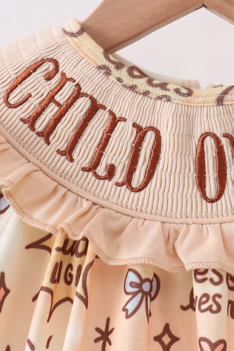 Child of God Smocked Ruffle Bubble - Image 2