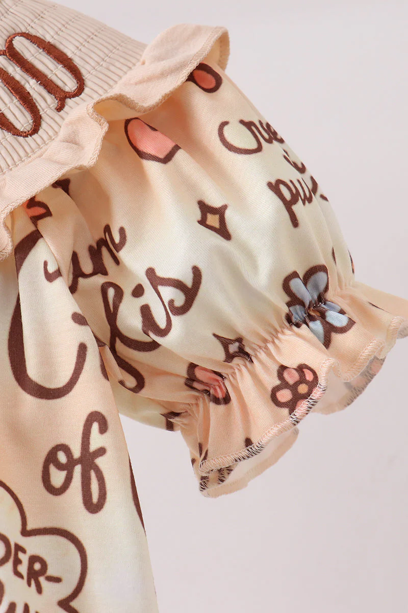 Child of God Smocked Ruffle Bubble - Image 3