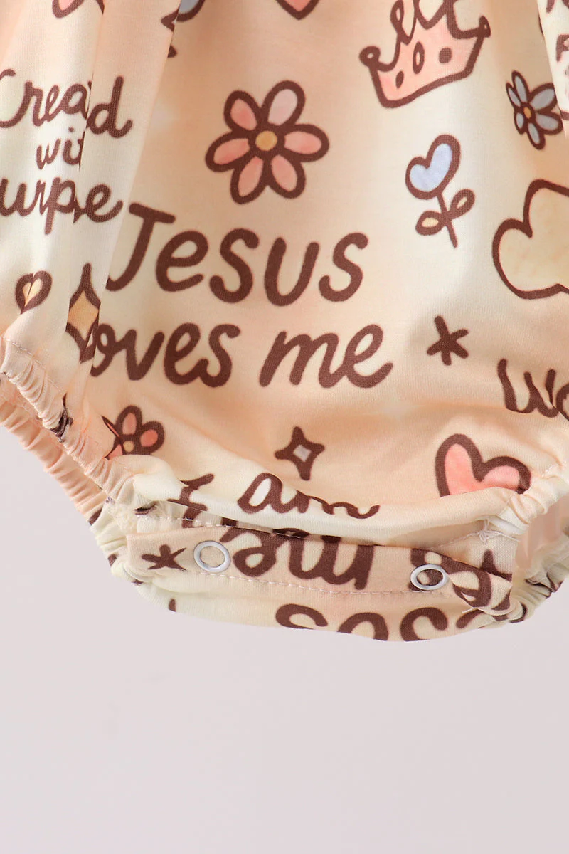 Child of God Smocked Ruffle Bubble - Image 4
