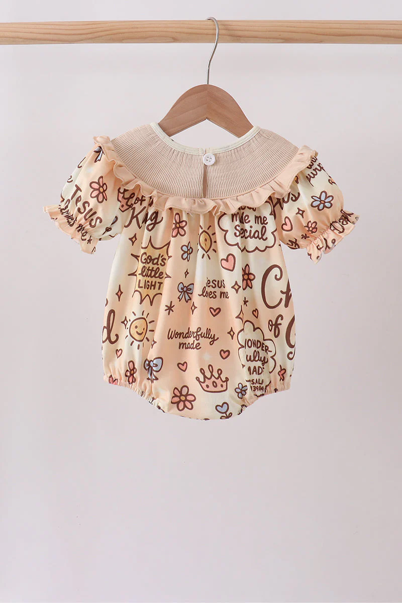 Child of God Smocked Ruffle Bubble - Image 5