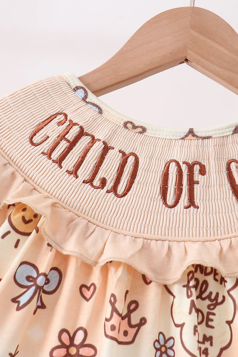 Child of God Smocked Ruffle Dress - Image 3