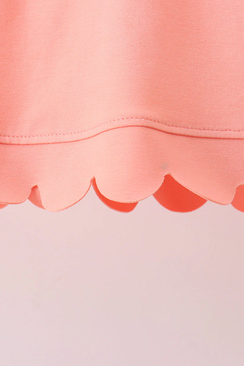Coral Scalloped Polo Set - Image 5