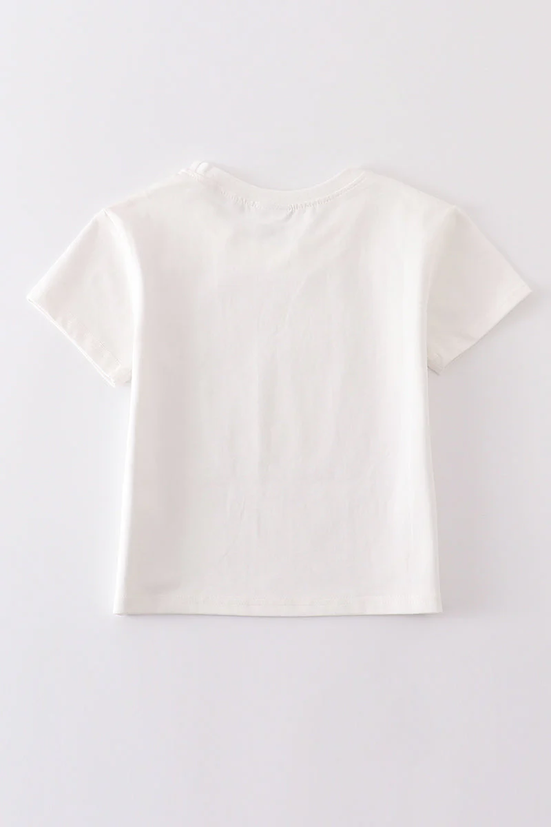Cream blank basic t-shirt Adult Kids and baby bubble - Image 11