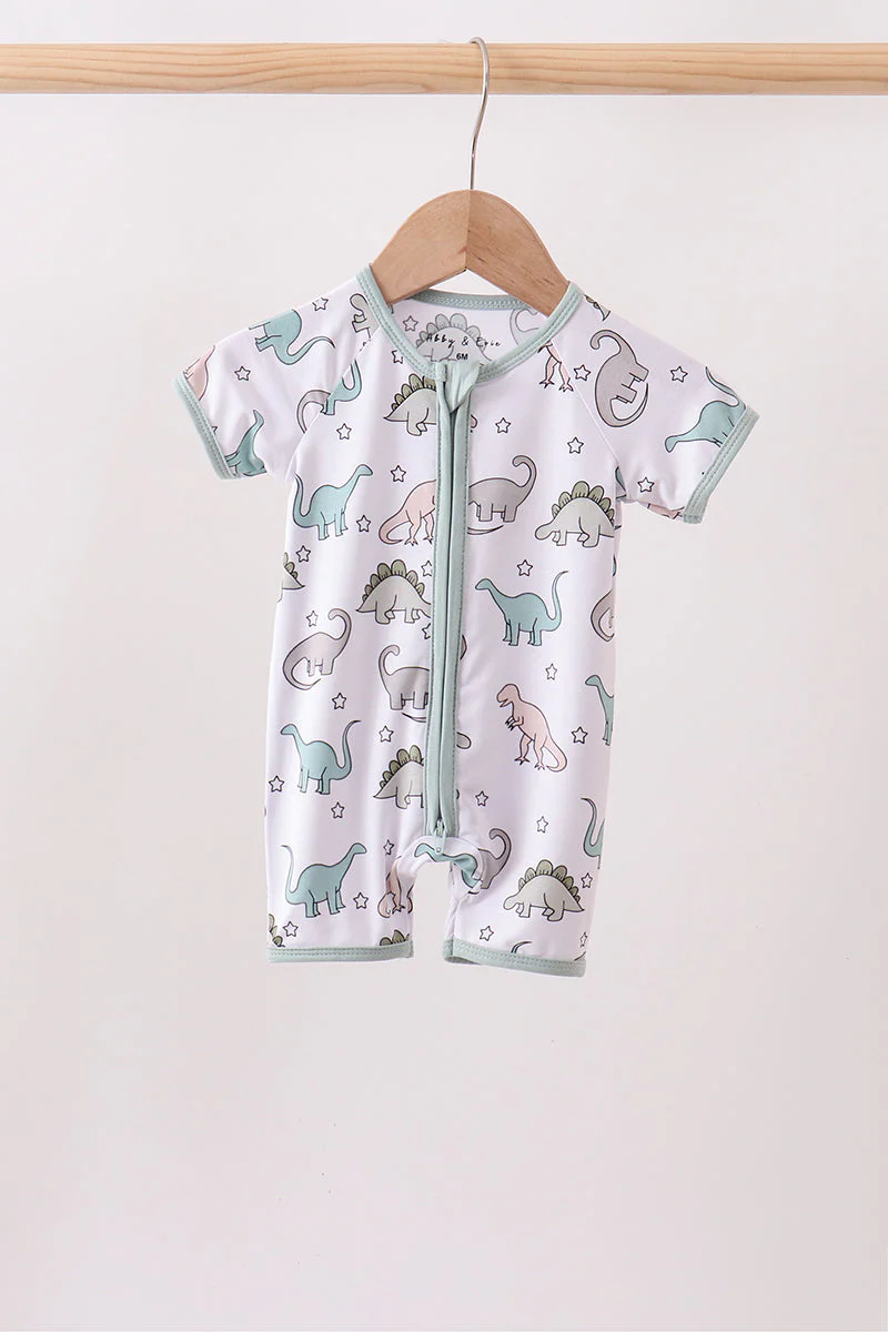 Dinosaur Bamboo Romper