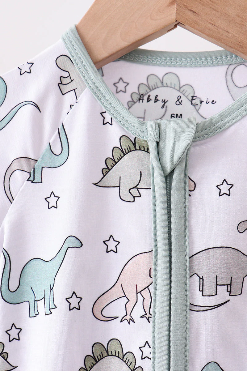 Dinosaur Bamboo Romper - Image 2
