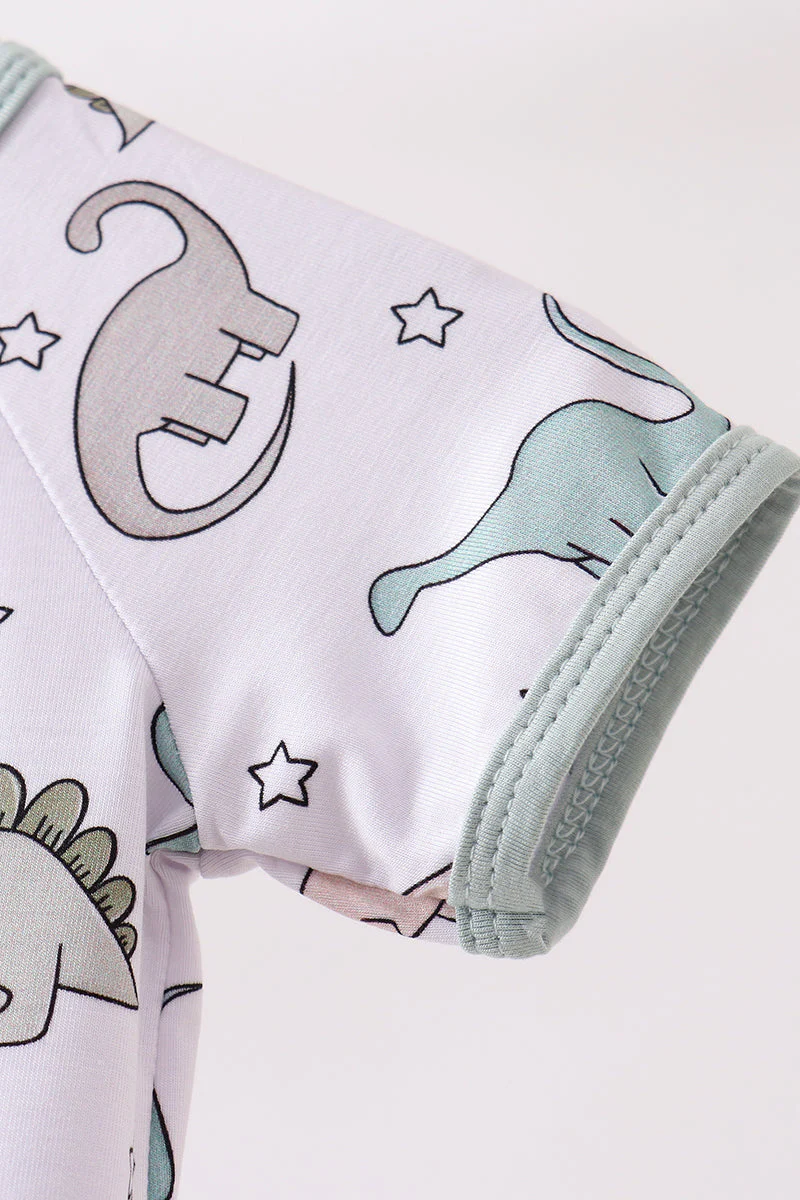 Dinosaur Bamboo Romper - Image 4