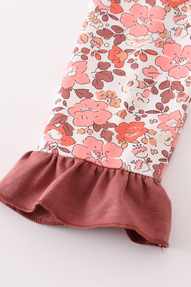 Fall floral print mom&me dress - Image 9