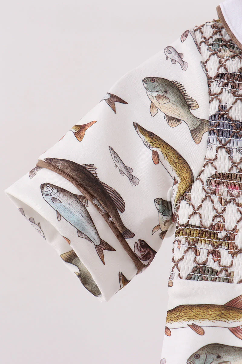 Fish Smocked Bubble - Image 4