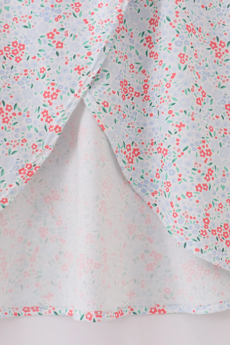 Floral print women dress - Image 4