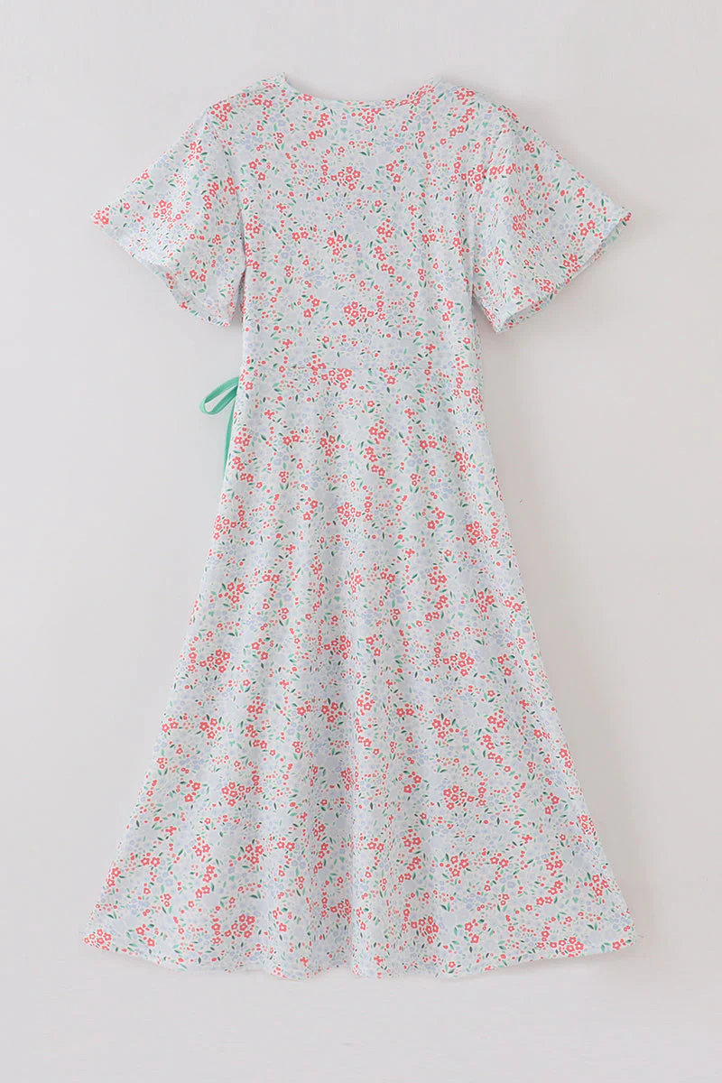 Floral print women dress - Image 6