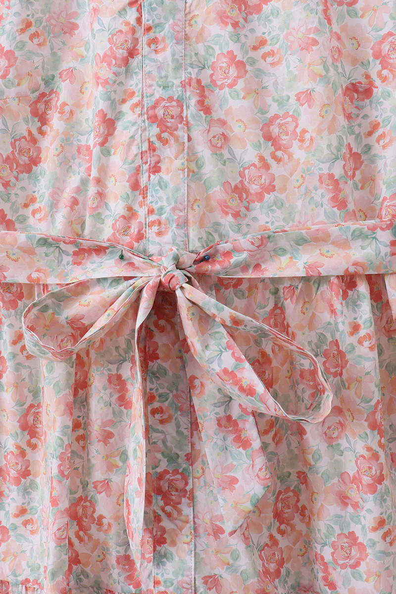Floral romance tiered maxi dress - Image 2