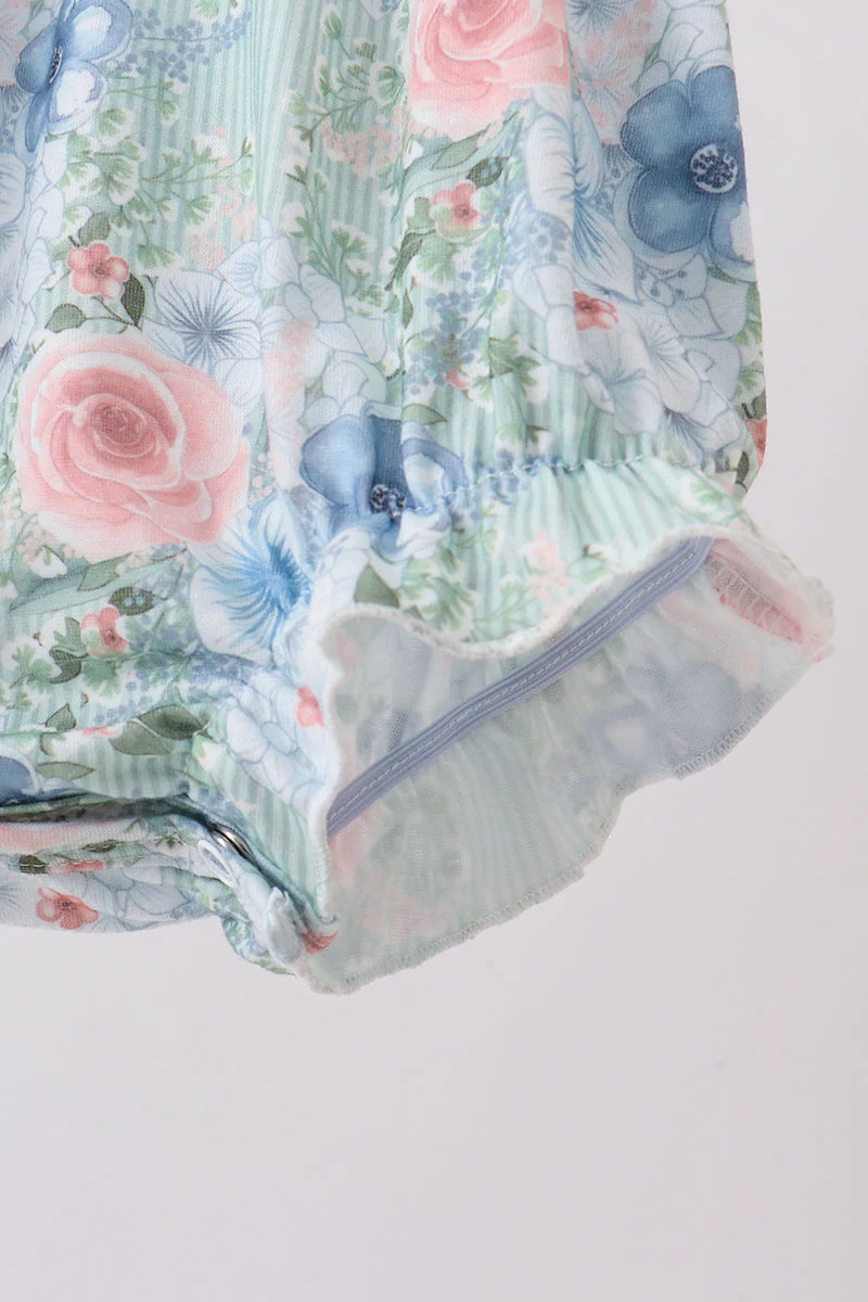 Floral Smocked Bubble - Image 3