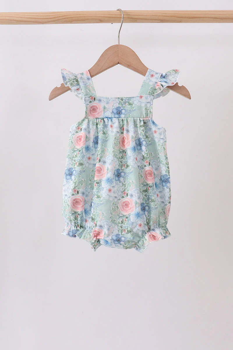 Floral Smocked Bubble - Image 4