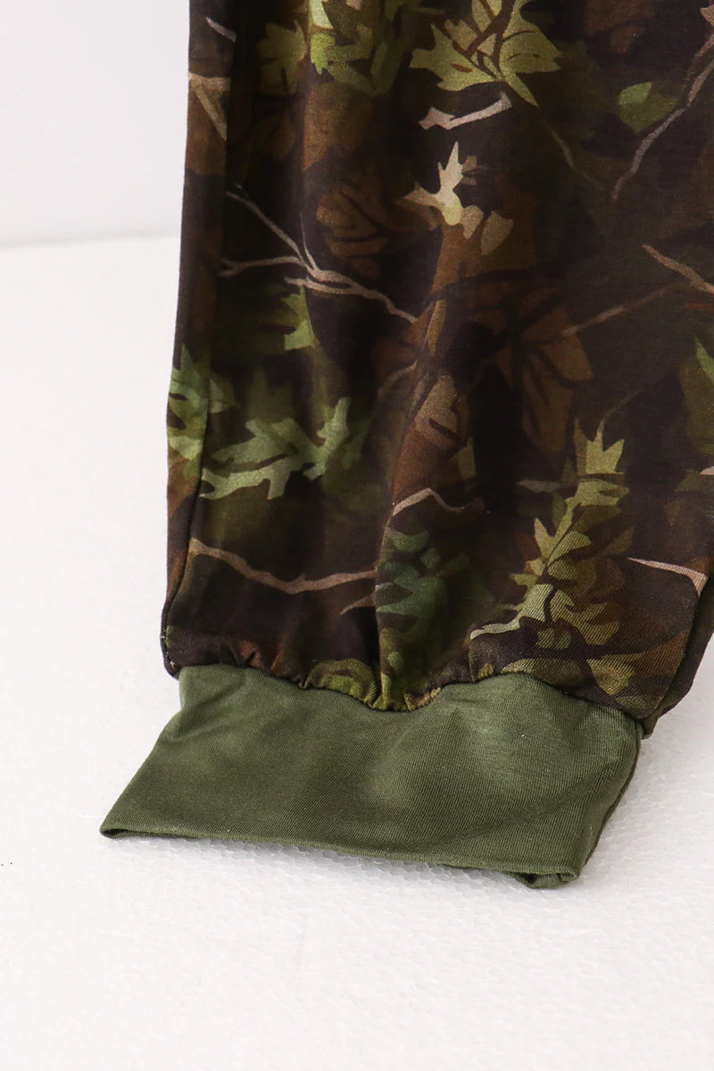 Forest Leaf Camo bamboo dad pants - Image 4