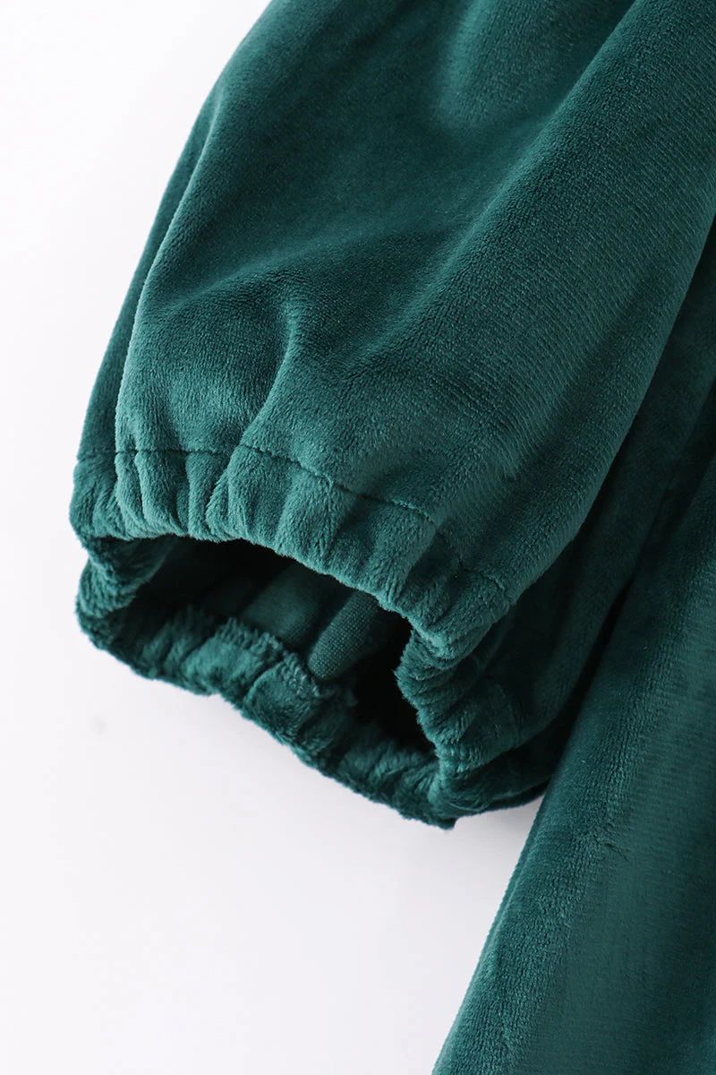 Forest velvet mom&me dress - Image 3