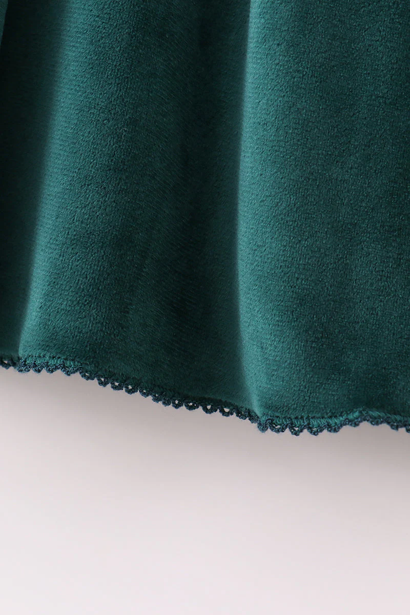 Forest velvet mom&me dress - Image 8