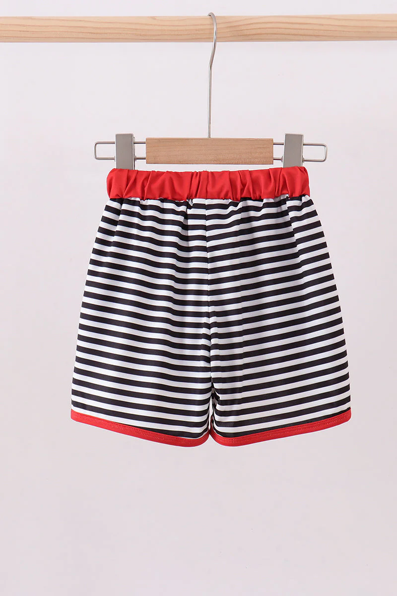 Georgia go dawgs embroidery stripe trunks - Image 5