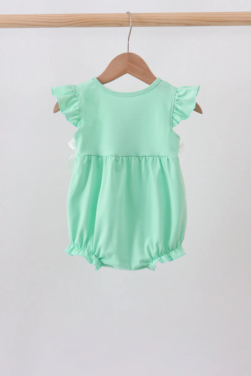 Green character embroidery ruffle bubble - Image 6