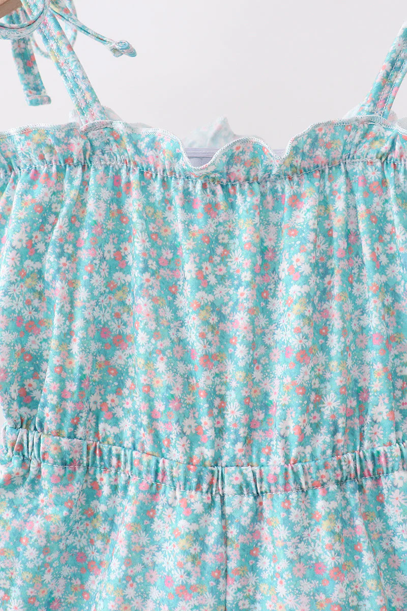 Green Floral Jumpsuit - Image 2
