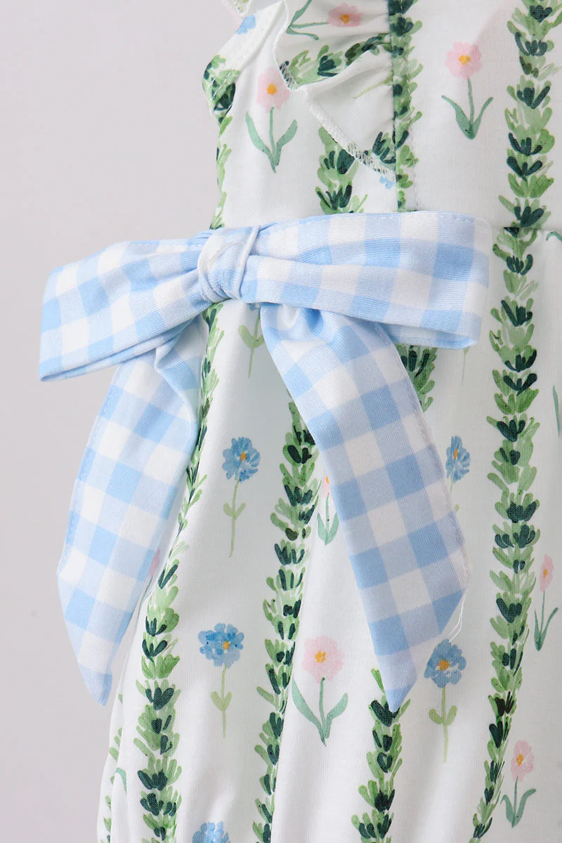 Green Floral Ruffle Bubble - Image 3