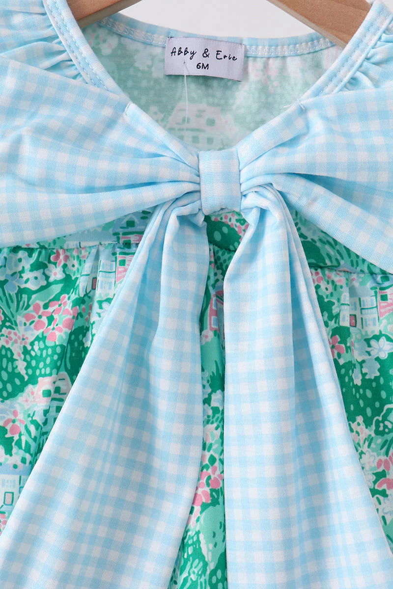 Green house floral Bow Bubble - Image 2