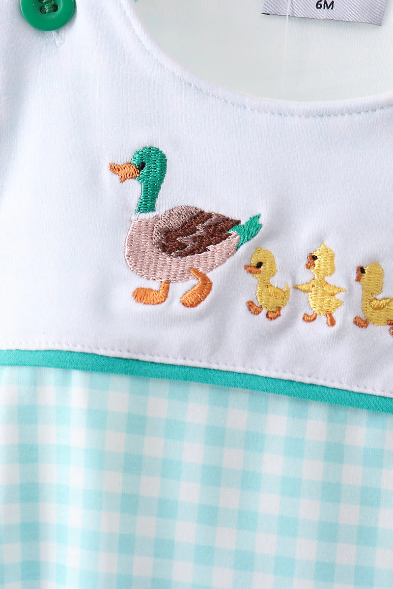 Green Mallard Embroidered Bubble - Image 2