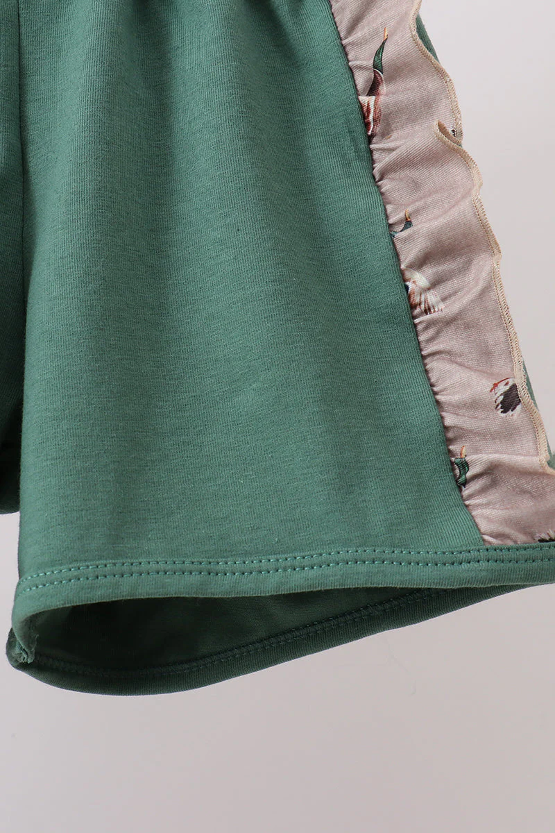 Green Mallard Embroidered Set - Image 3