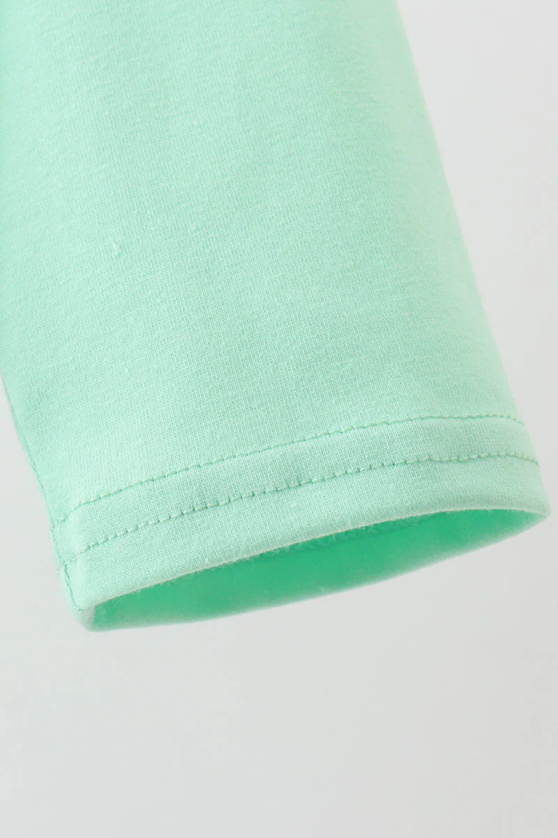 Green parade embroidery top - Image 3