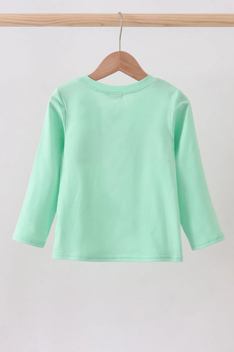 Green parade embroidery top - Image 4
