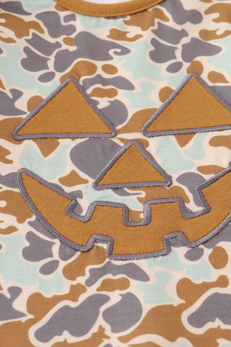 Halloween camouflage applique pants set - Image 6