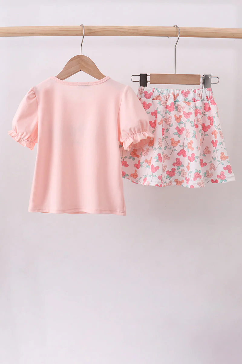 Happy Place Embroidered Skorts Set - Image 5