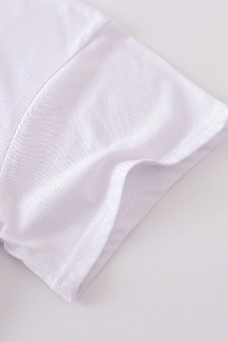 Premium Ivory basic T-shirt Kids and adult - Image 12