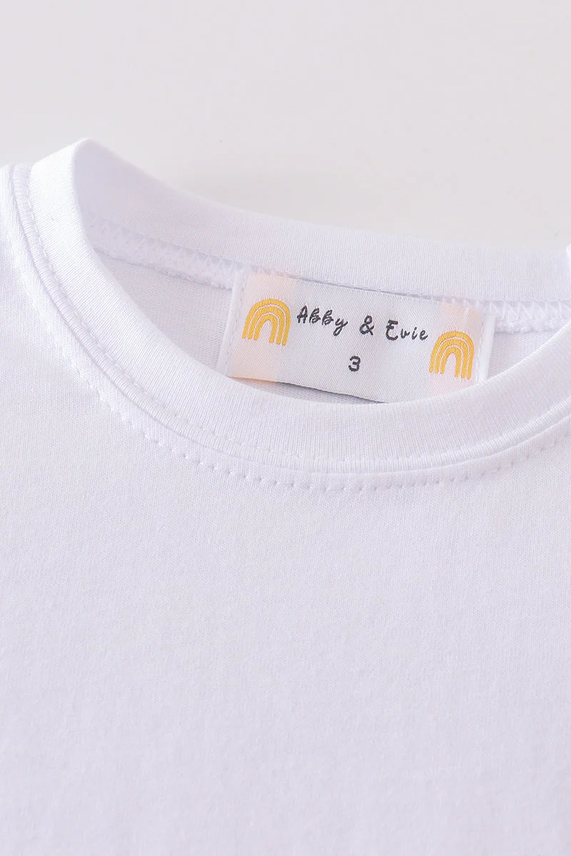 Premium Ivory basic T-shirt Kids and adult - Image 6