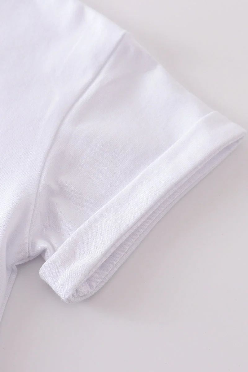 Premium Ivory basic T-shirt Kids and adult - Image 7