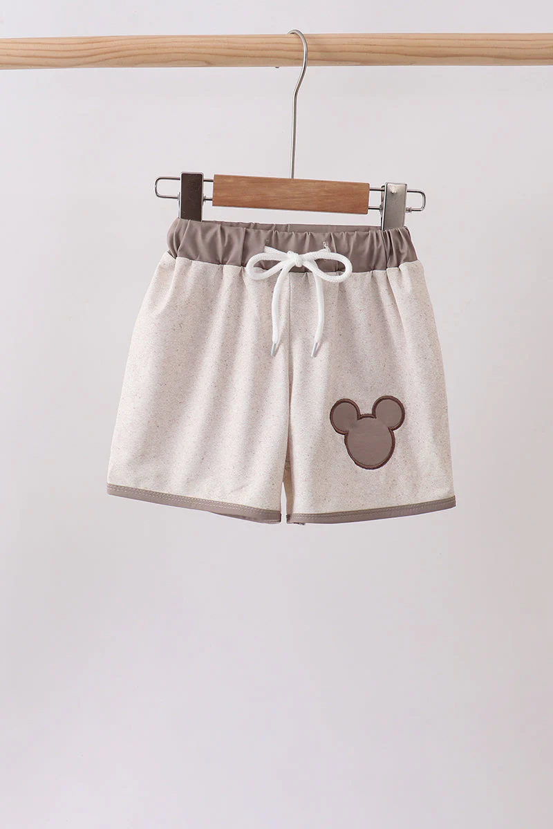 Khaki Character UPF Swim Trunks