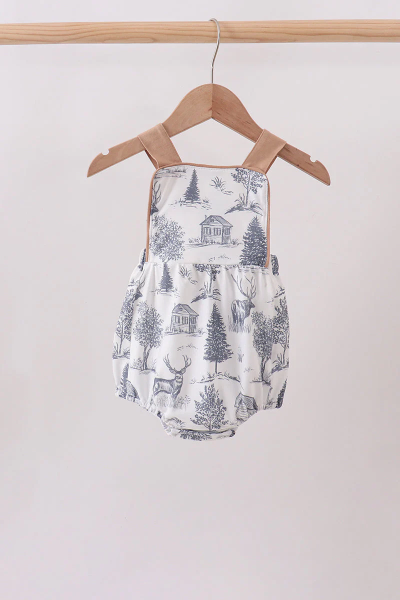 Khaki Deer Forest Bubble