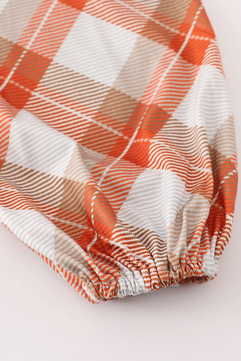 Khaki gingham mom&me dress - Image 9