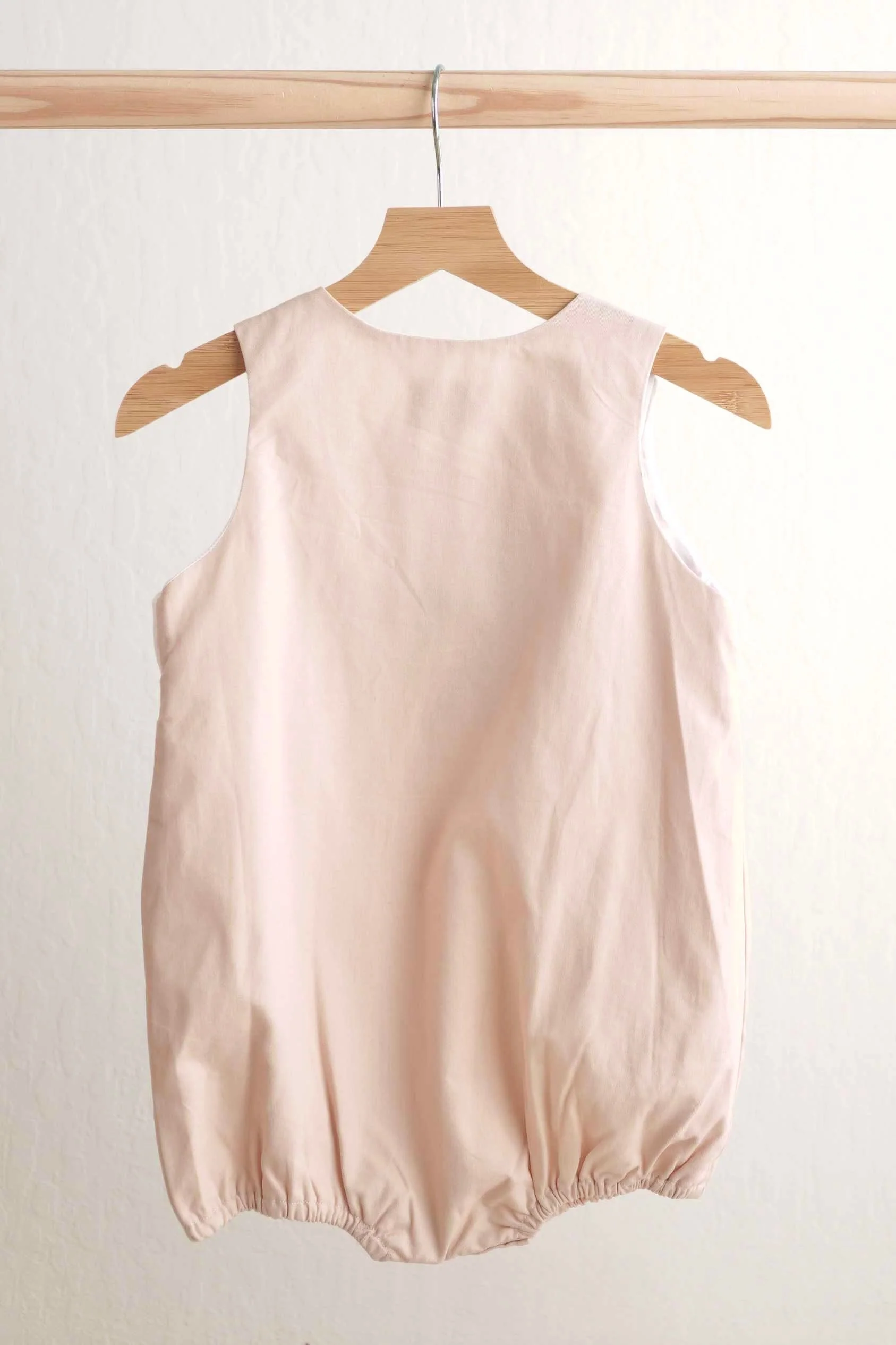 Khaki he is risen hand-smocked boy bubble - Image 3