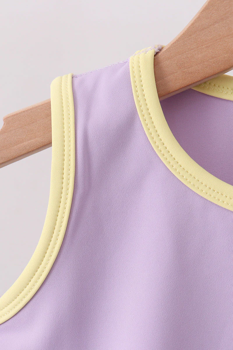 Lavender Performance Scalloped Skorts Set - Image 5