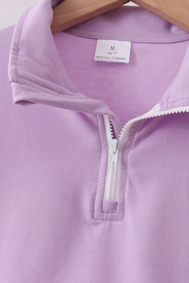 Lavender Scalloped Polo Set - Image 5