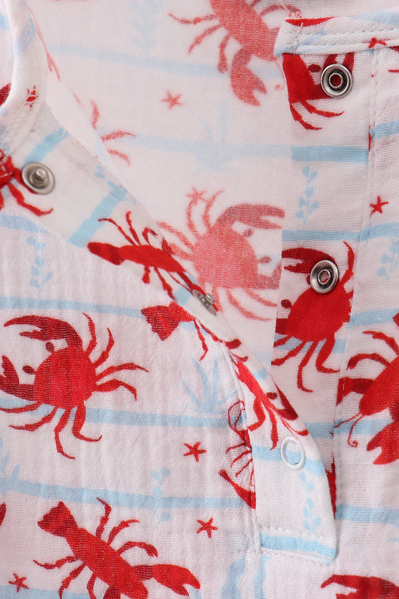 Lobster print muslin top - Image 3